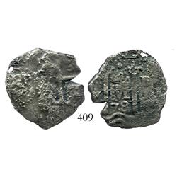 Potosi, Bolivia, cob 4 reales, 1678E.