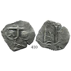 Potosi, Bolivia, cob 4 reales, 1678E.