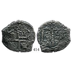 Potosi, Bolivia, cob 4 reales, 1679C.