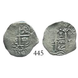 Potosi, Bolivia, cob 1 real, 1665E.