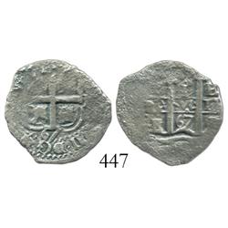 Potosi, Bolivia, cob 1 real, 1667E.