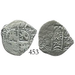 Potosi, Bolivia, cob 1 real, 1674E.