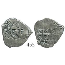 Potosi, Bolivia, cob 1 real, 1674E.