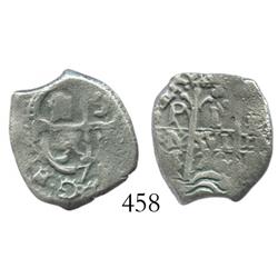 Potosi, Bolivia, cob 1 real, 1676E.