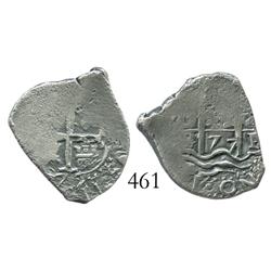 Potosi, Bolivia, cob 1 real, 1677E.