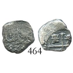 Potosi, Bolivia, cob 1/2 real, 167?, rare denomination from this wreck.