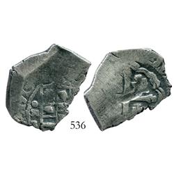 Mexico City, Mexico, cob 4 reales, 1713J, scarce.