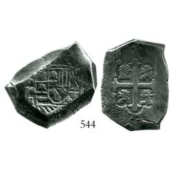 Mexico City, Mexico, cob 4 reales, Philip V, assayer J.