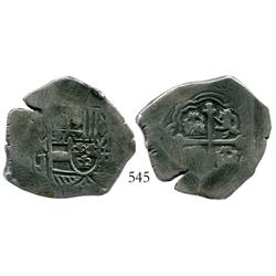 Mexico City, Mexico, cob 4 reales, Philip V, assayer J.