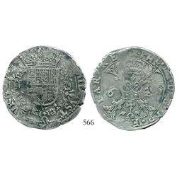 Tournai, Spanish Netherlands, patagon, Philip IV, 1625.