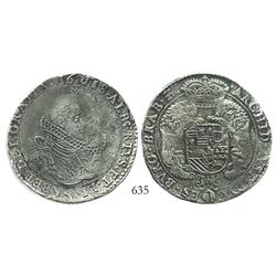 Brabant, Spanish Netherlands (Antwerp mint), portrait ducatoon, Albert and Isabel, 1618, scarce.