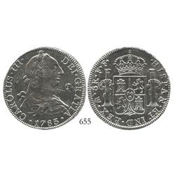Mexico City, Mexico, bust 8 reales, Charles III, 1783FF.