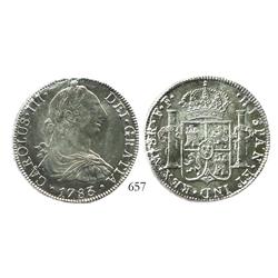 Mexico City, Mexico, bust 8 reales, Charles III, 1783FF.