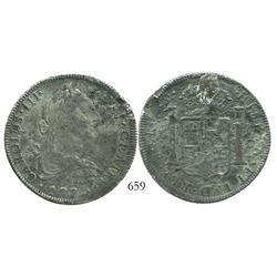 Mexico City, Mexico, bust 8 reales, Charles III, 1773FM.