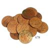Image 1 : Lot of 15 English East India Co. copper XX cash, 1808, matte surfaces.