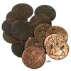 Image 1 : Lot of 15 English East India Co. copper XX cash, 1808, polished surfaces.