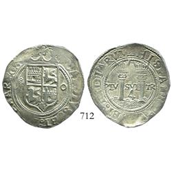 Mexico City, Mexico, 4 reales, Charles-Joanna, "Late Series," oM to left, O to right, choice.