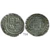 Image 1 : Mexico City, Mexico, 4 reales, Charles-Joanna, "Late Series," O to left, oM to right.