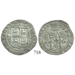 Mexico City, Mexico, 2 reales, Charles-Joanna, "Late Series," M to left, L to right.