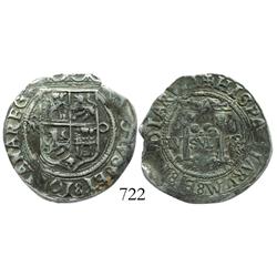 Mexico City, Mexico, 2 reales, Charles-Joanna, "Late Series," oM to left, O to right.