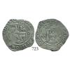Image 1 : Mexico City, Mexico, 2 reales, Charles-Joanna, "Late Series," M to left, O to right.
