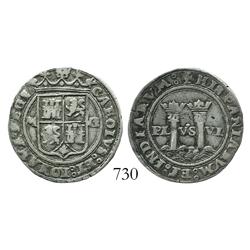 Mexico City, Mexico, 1 real, Charles-Joanna, "Late Series," M to left, G to right.