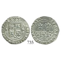 Mexico City, Mexico, 1 real, Charles-Joanna, "Late Series," L to left, M to right.