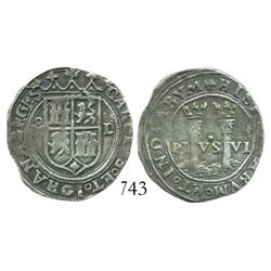 Mexico City, Mexico, 1 real, Charles-Joanna, "Late Series," oM to left, L/O to right.