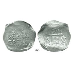 Mexico City, Mexico, cob 8 reales, 1620D, choice full date.