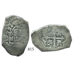 Mexico City, Mexico, cob 8 reales, 1732/1F.