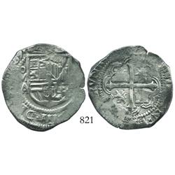 Mexico City, Mexico, cob 4 reales, (1)609/8A.