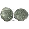 Image 1 : Mexico City, Mexico, cob 2 reales, Philip III, assayer F.