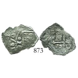 Mexico City, Mexico, cob 1 real, 1670G, rare.