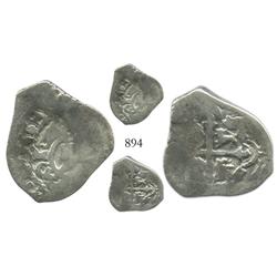 Mexico City, Mexico, cob 1/2 real, 1668G, rare.