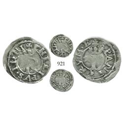 Lima, Peru, 1/4 real, Philip II, assayer Rincon, very rare.