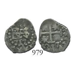 Lima, Peru, cob 1/2 real, 1717.