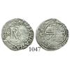 Image 1 : Potosi, Bolivia, cob 1/2 real, Philip II, assayer Rincon (R to left, P to right).