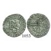 Image 1 : Potosi, Bolivia, cob 1/2 real, Philip II, P to left, assayer B/L below monogram.
