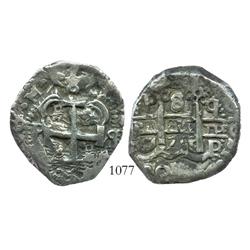 Potosi, Bolivia, cob 8 reales, 1751q.
