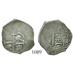 Potosi, Bolivia, cob 2 reales, 1670E.