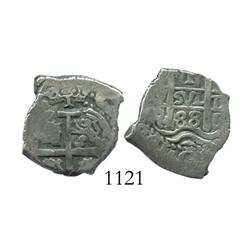 Potosi, Bolivia, cob 1 real, 1688VR.