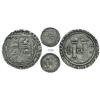 Image 1 : Santo Domingo, Dominican Republic, 2 reales, Charles-Joanna, assayer F to right (rotated), very rare