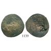 Image 1 : Santo Domingo, Dominican Republic, copper 4 maravedis, Charles-Joanna, assayer F, with two anchor co