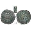 Image 1 : Santo Domingo, Dominican Republic, copper 4 maravedis, Philip II, assayer X, extremely rare.