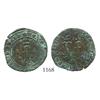 Image 1 : Seville, Spain (for the New World), copper 4 maravedis, Ferdinand-Isabel, rare.
