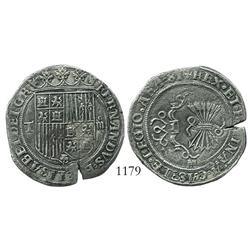 Toledo, Spain, 4 reales, Ferdinand-Isabel, assayer M, rare.