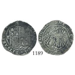 Toledo, Spain, 1 real, Ferdinand-Isabel, assayer M.