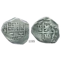Seville, Spain, cob 8 reales, Philip IV, 164(?)R.