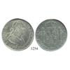 Image 1 : Potosi, Bolivia, bust 4 reales, Charles IV, 1809PJ, encapsulated NGC AU-58, ex-Whittier collection.