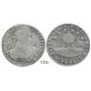 Image 1 : Potosi, Bolivia, 8 soles, 1835LM, with unidentified fleur-de-lis countermark (French West Indies?).